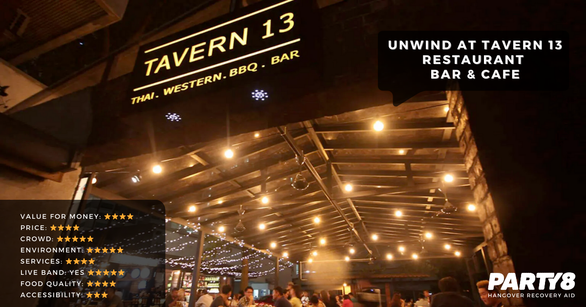 Unwind At Tavern 13 Restaurant Bar & Cafe