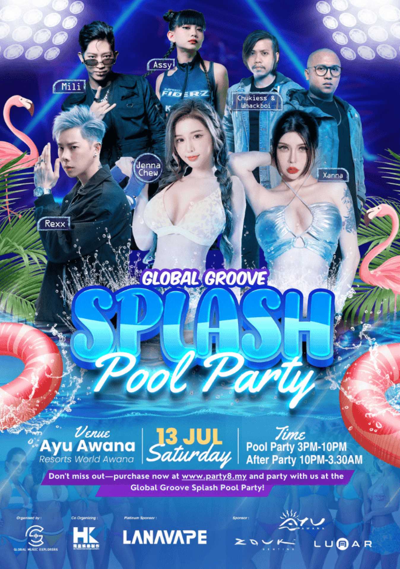 Global Groove Splash Pool Party 2024