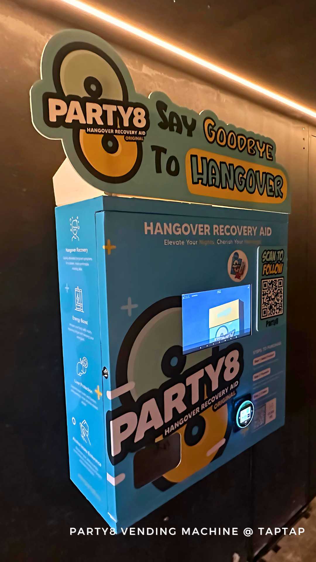 Party8 vending machine @ taptap