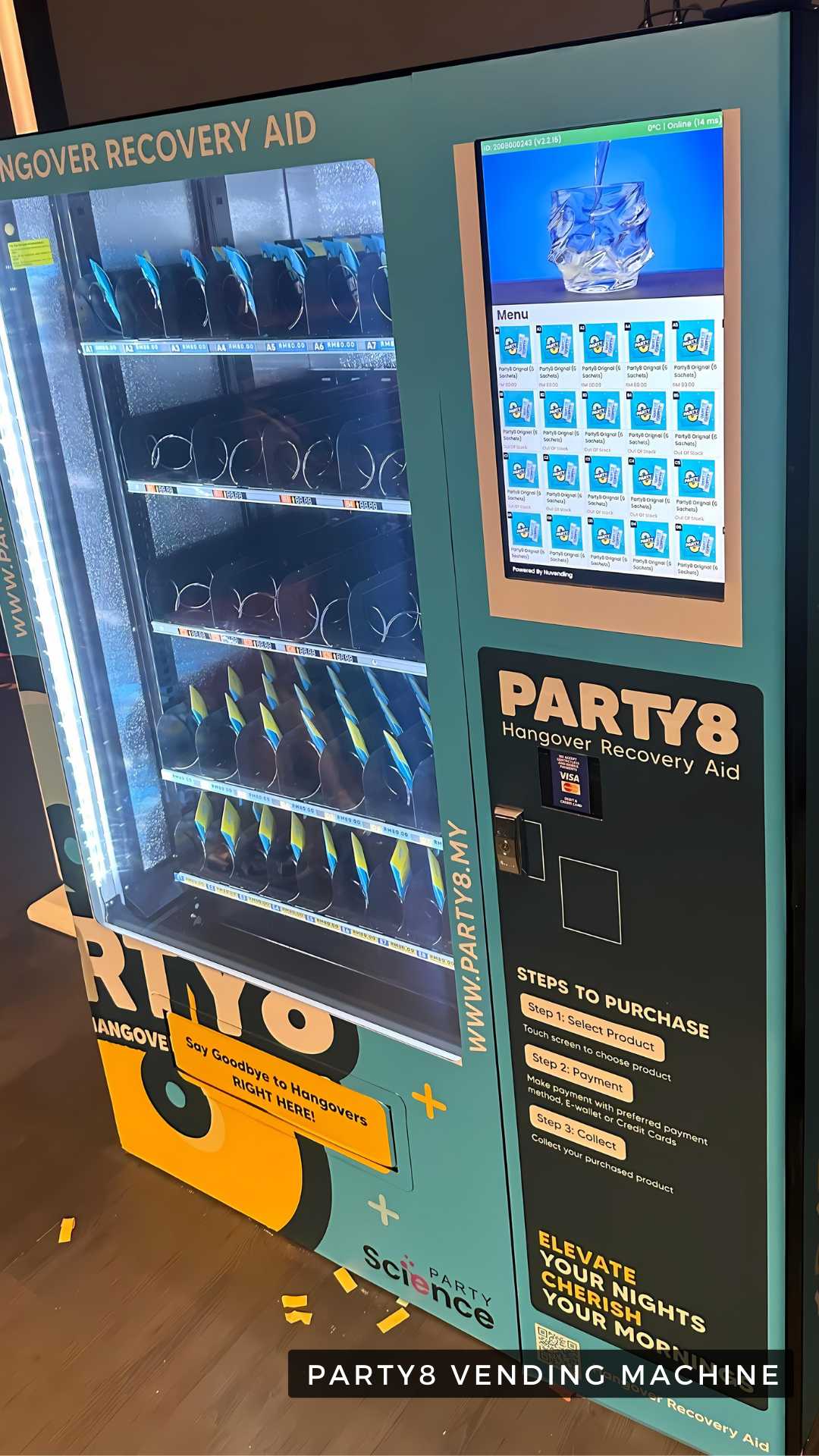 party8 vending machine