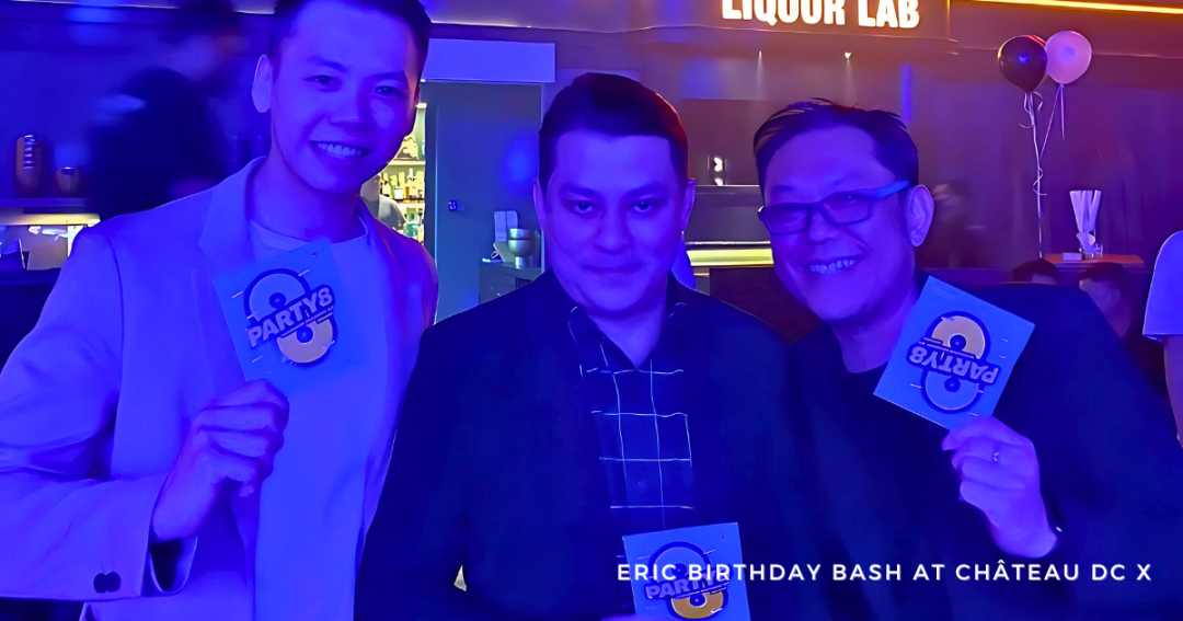 eric birthday bash at Château Dc X